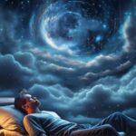 Guided Imagery and Visualization man in sleep